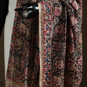 Kalamkari Hand Block Print Natural Dyed Cotton Dupatta 16