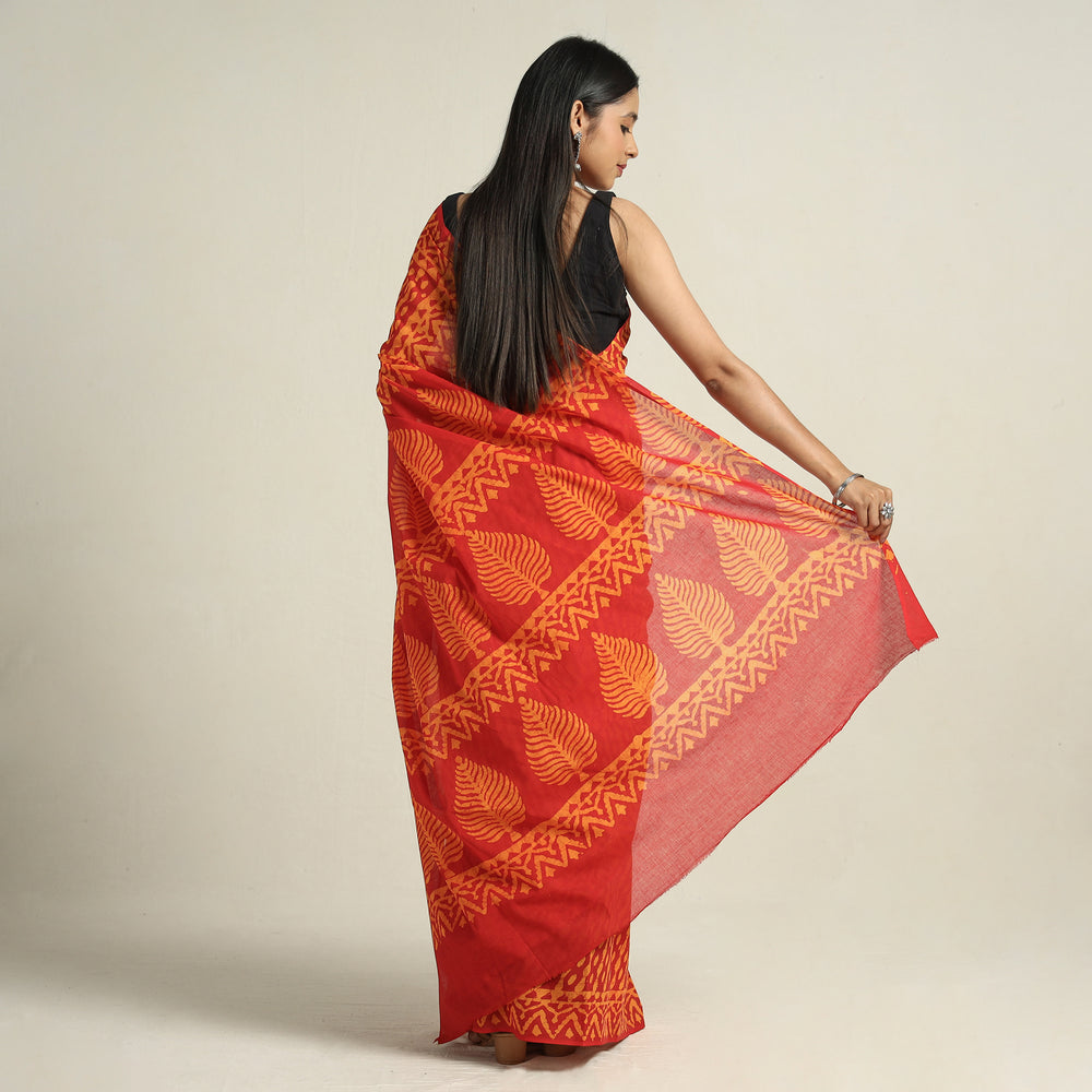 Batik Print Saree