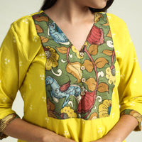 plain patchwork kurta 