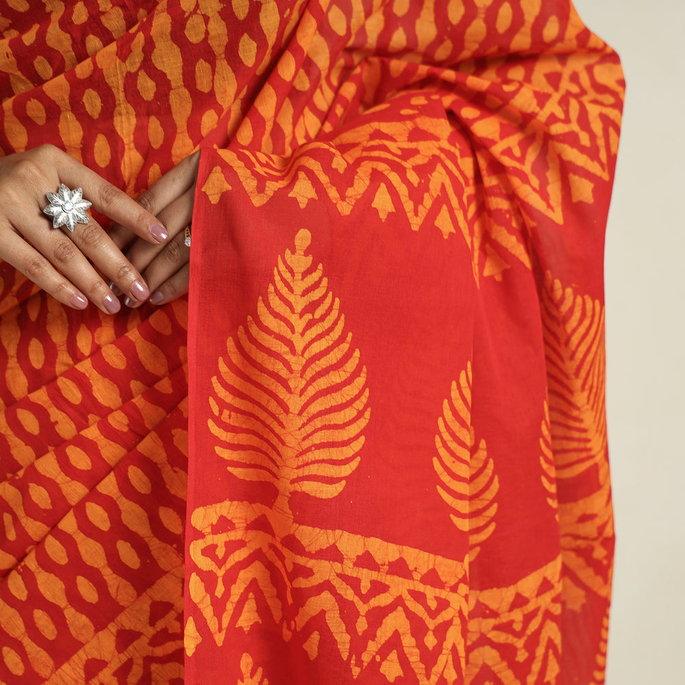 Batik Print Saree