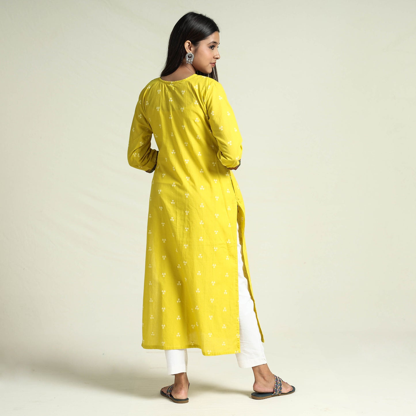 plain patchwork kurta 