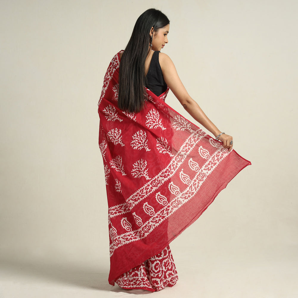 Batik Print Saree