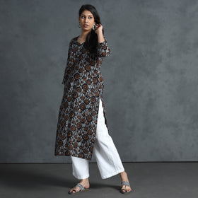 Buy Hand Batik Printed Cotton Kurta for Women