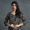 Buy Hand Batik Printed Cotton Kurta for Women