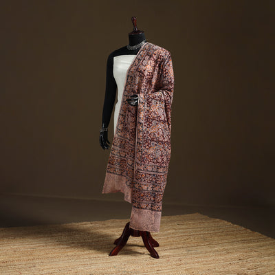 Kalamkari Hand Block Print Natural Dyed Cotton Dupatta 20