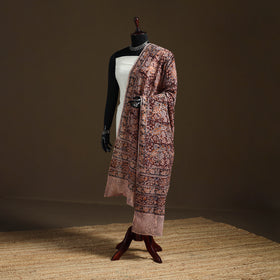 Kalamkari Hand Block Print Natural Dyed Cotton Dupatta 20