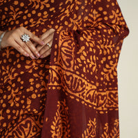 Batik Print Saree