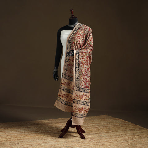Kalamkari Hand Block Print Natural Dyed Cotton Dupatta 23