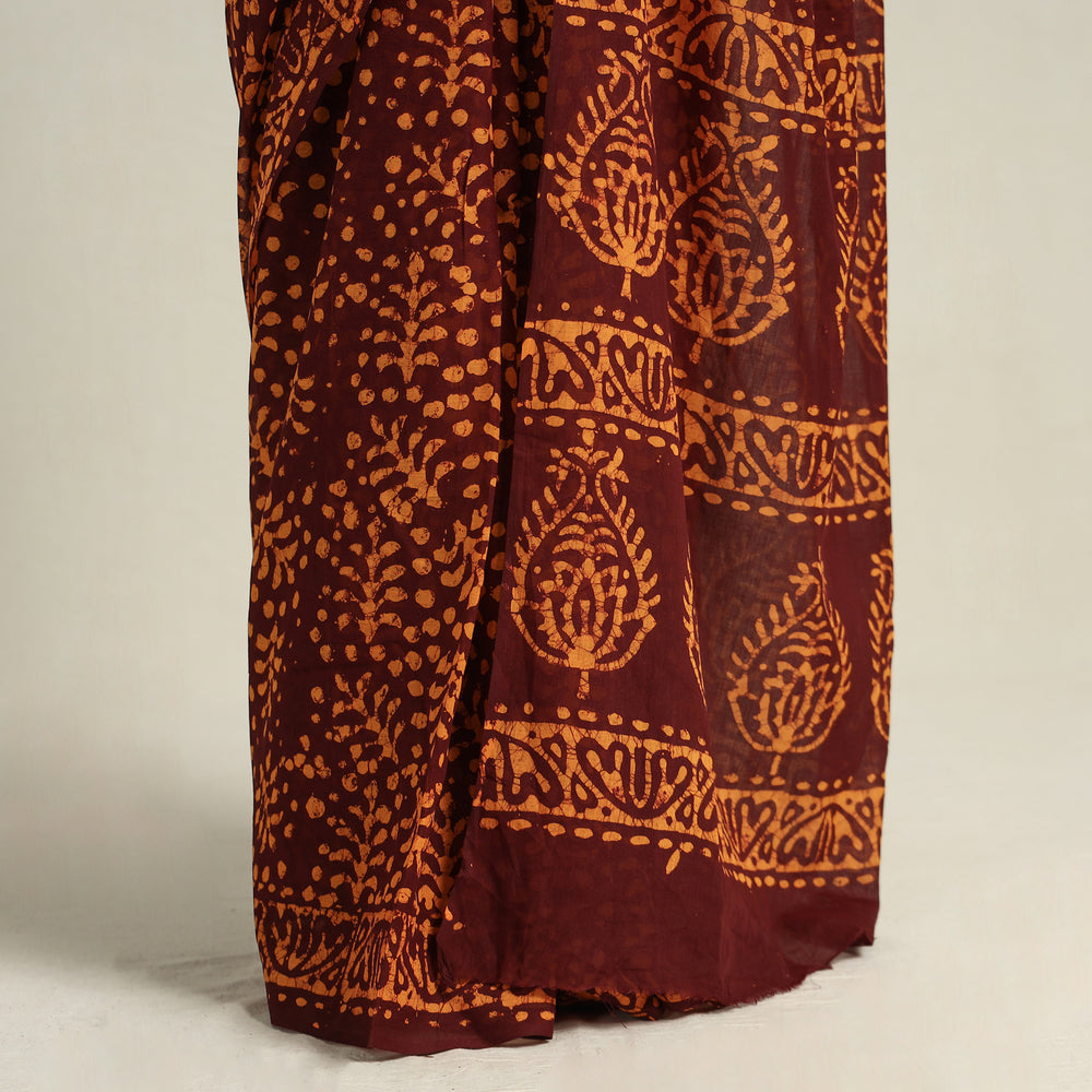 Batik Print Saree