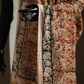 Kalamkari Hand Block Print Natural Dyed Cotton Dupatta 23