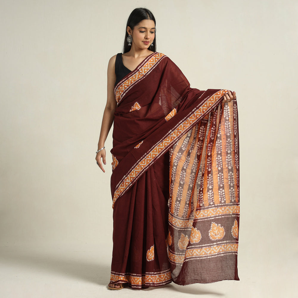 Batik Print Saree