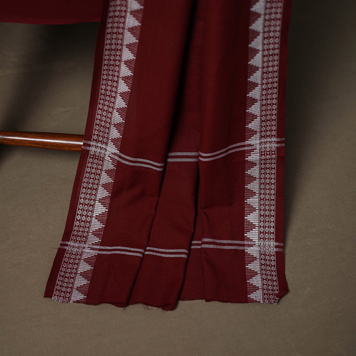 Sanganeri Block Print Cotton Unstitched Dress Material: Kurta, Bottom & Dupatta with Jewellery 49