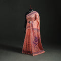 Hand Embroidered Chapa Work Silk Cotton Saree 23