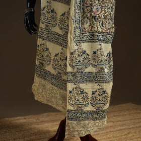 Kalamkari Hand Block Print Natural Dyed Cotton Dupatta 26