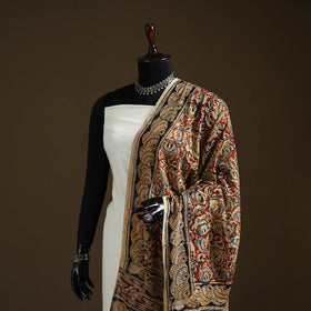 Kalamkari Hand Block Print Natural Dyed Cotton Dupatta 27