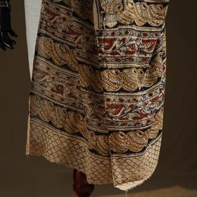 Kalamkari Hand Block Print Natural Dyed Cotton Dupatta 27