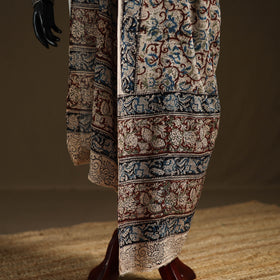 Kalamkari Hand Block Print Natural Dyed Cotton Dupatta 28