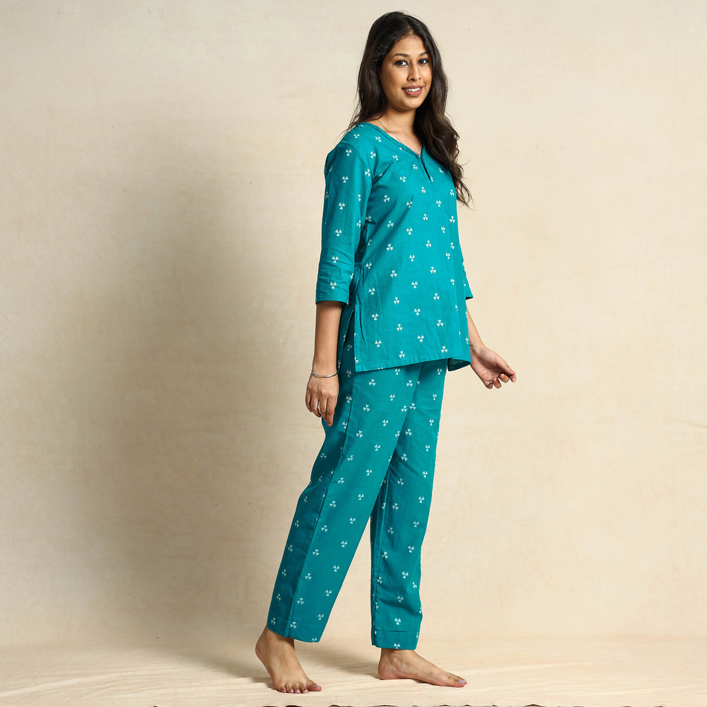 jacquard night suit