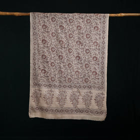 Pure Merino Wool Stole in Pedana Kalamkari Block Prints 51