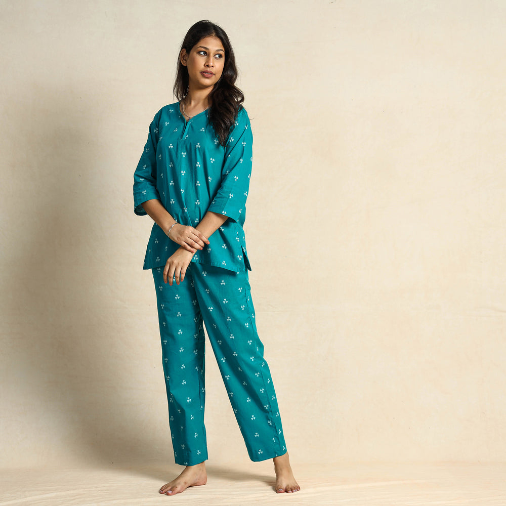 jacquard night suit