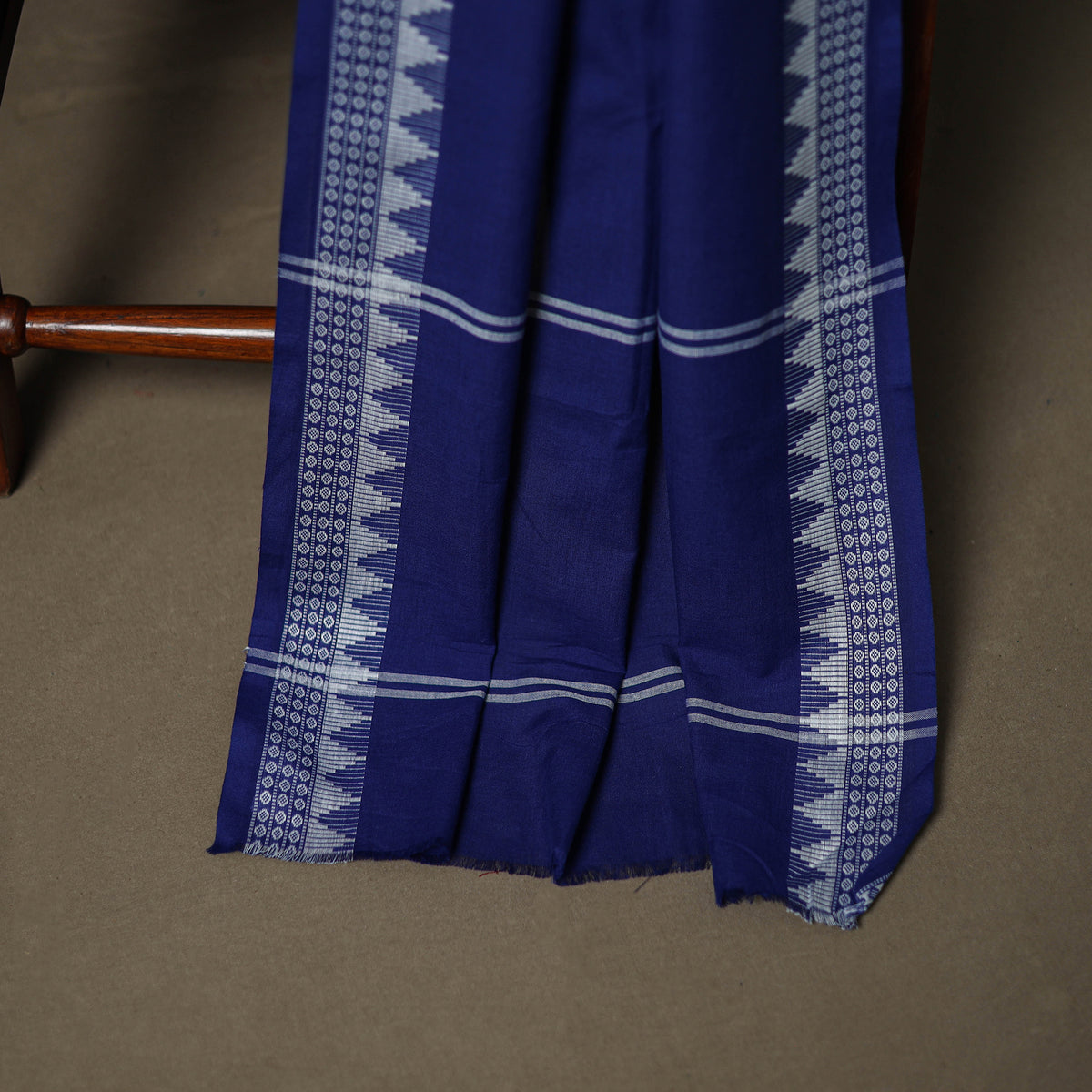 Sanganeri Block Print Cotton Unstitched Dress Material: Kurta, Bottom & Dupatta with Jewellery 52