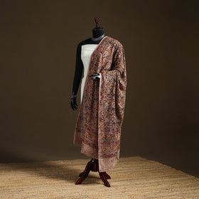 Kalamkari Hand Block Print Natural Dyed Cotton Dupatta 31