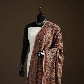 Kalamkari Hand Block Print Natural Dyed Cotton Dupatta 31