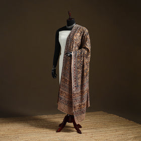 Kalamkari Hand Block Print Natural Dyed Cotton Dupatta 32