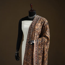 Kalamkari Hand Block Print Natural Dyed Cotton Dupatta 32