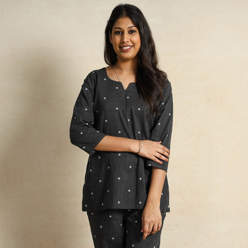 jacquard night suit