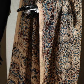 Kalamkari Hand Block Print Natural Dyed Cotton Dupatta 33