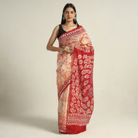 Batik Print Saree