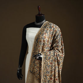 Kalamkari Hand Block Print Natural Dyed Cotton Dupatta 34