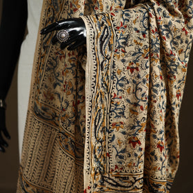 Kalamkari Hand Block Print Natural Dyed Cotton Dupatta 34