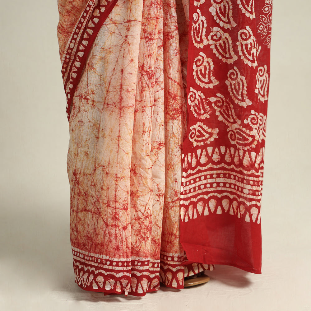 Batik Print Saree