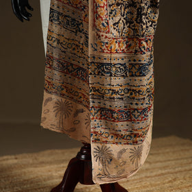 Kalamkari Hand Block Print Natural Dyed Cotton Dupatta 35