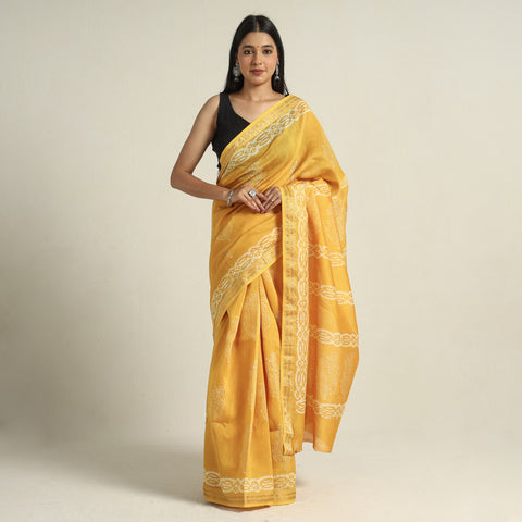 Batik Print Saree