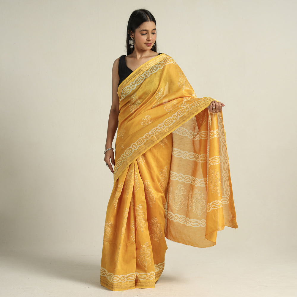 Batik Print Saree