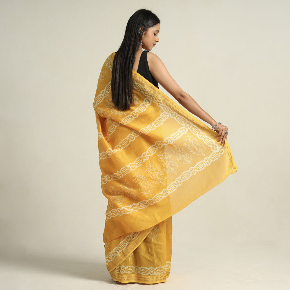 Batik Print Saree