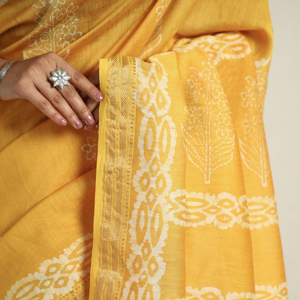 Batik Print Saree