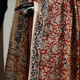Kalamkari Hand Block Print Natural Dyed Cotton Dupatta 36