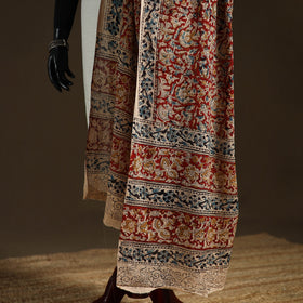 Kalamkari Hand Block Print Natural Dyed Cotton Dupatta 36