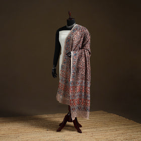Kalamkari Hand Block Print Natural Dyed Cotton Dupatta 38