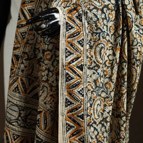 Kalamkari Hand Block Print Natural Dyed Cotton Dupatta 39