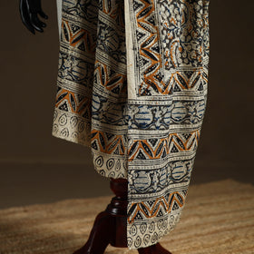 Kalamkari Hand Block Print Natural Dyed Cotton Dupatta 39