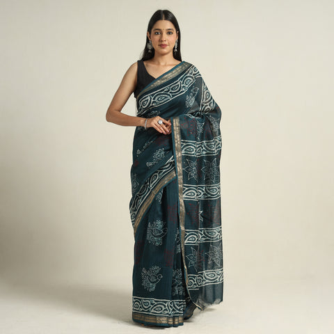 Batik Print Saree