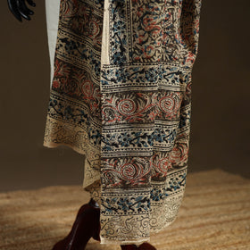 Kalamkari Hand Block Print Natural Dyed Cotton Dupatta 40