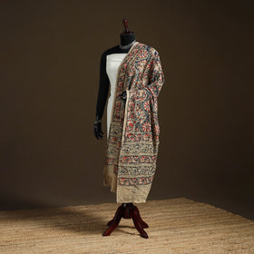 Kalamkari Hand Block Print Natural Dyed Cotton Dupatta 41