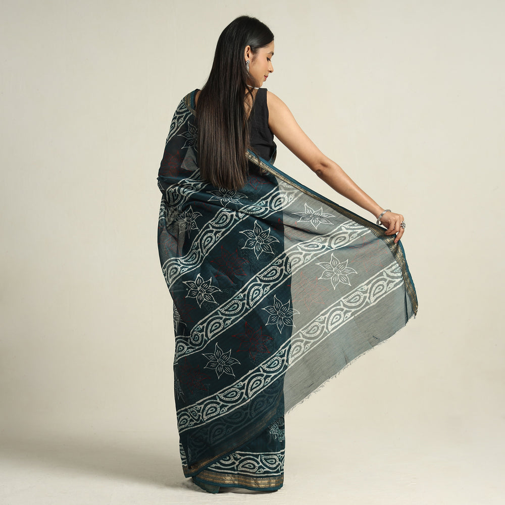 Batik Print Saree