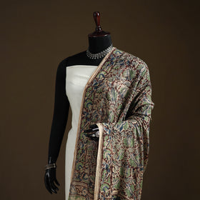 Kalamkari Hand Block Print Natural Dyed Cotton Dupatta 43